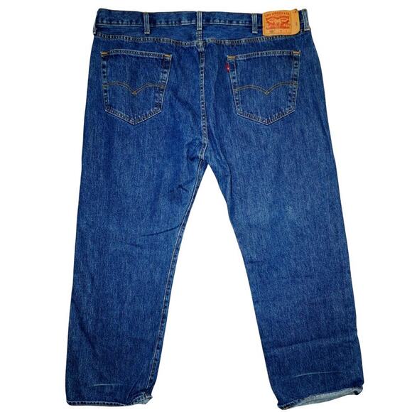 Levi’s 501 Button Fly Jeans – W44 L30 – Classic Fit Straight Leg – Medium Denim - Picture 5 of 6